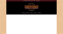 Desktop Screenshot of carolanddavesroadhouse.com